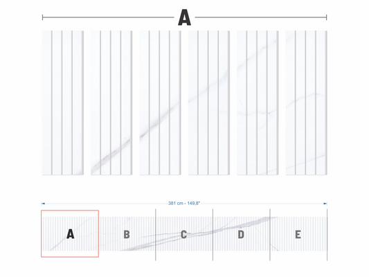Dosseret Verti.Go Calacatta Gold