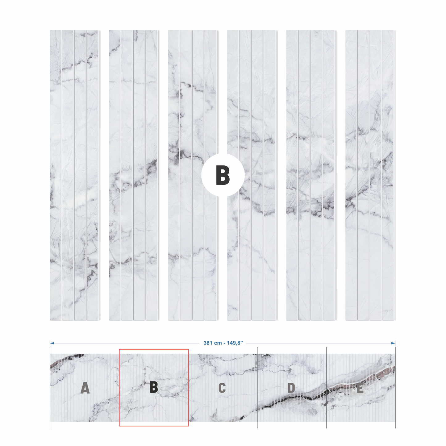 Grigio Ombra Verti.Go Backsplash