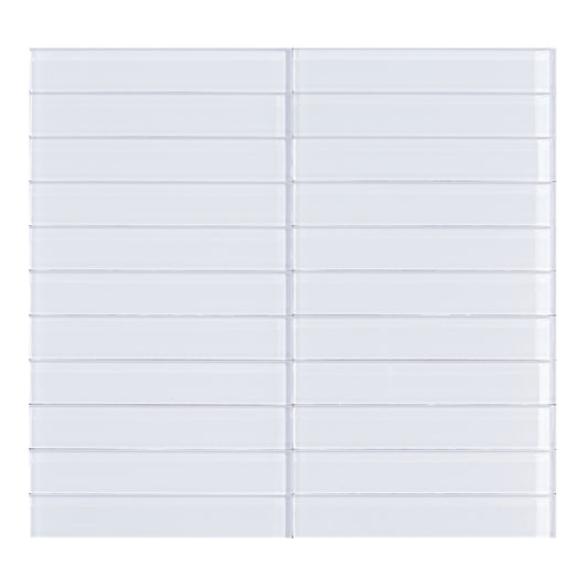 SpeedTiles - Begonia - Peel & Stick Glass Wall Tiles